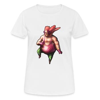 catcher ringer wrestler wrestling catchen sport - Frauen T-Shirt atmungsaktiv - Weiß - Vorne - AI Model Female 172 dark (172cm)