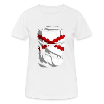 Drapeau des tiers espagnols, Croix de Bourgogne - T-shirt respirant Femme - blanc - Devant - AI Model Female 172 dark (172cm)