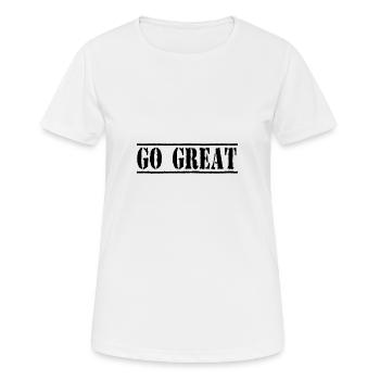 Money Motivation Profit Profit Performance Yield - Women's Breathable T-Shirt - white - Front - AI Model Female 172 dark (172cm)