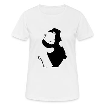 Bears Hugging - Women's Breathable T-Shirt - white - Front - AI Model Female 172 dark (172cm)