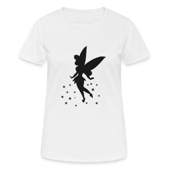 Elfe Fee Mädchen Zauberei - Frauen T-Shirt atmungsaktiv - Weiß - Vorne - AI Model Female 172 dark (172cm)