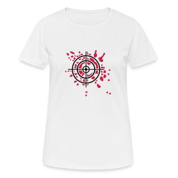 couteau - T-shirt respirant Femme - blanc - Devant - AI Model Female 172 dark (172cm)