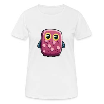 Steve - T-shirt respirant Femme - blanc - Devant - AI Model Female 172 dark (172cm)