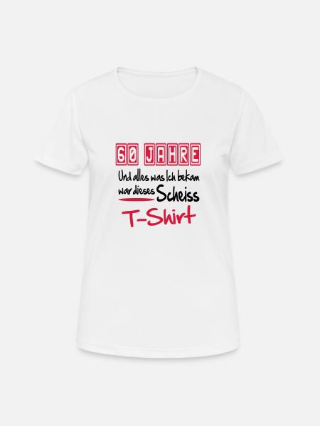 geburtstag60 - Women's Breathable T-Shirt - white