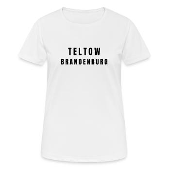 Teltow Brandebourg - T-shirt respirant Femme - blanc - Devant - AI Model Female 172 dark (172cm)