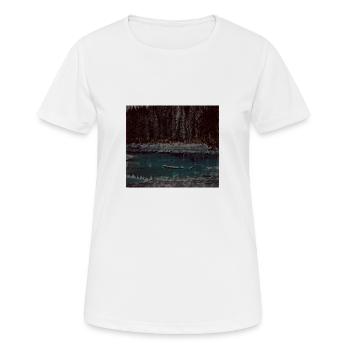 Design - Frauen T-Shirt atmungsaktiv - Weiß - Vorne - AI Model Female 172 dark (172cm)