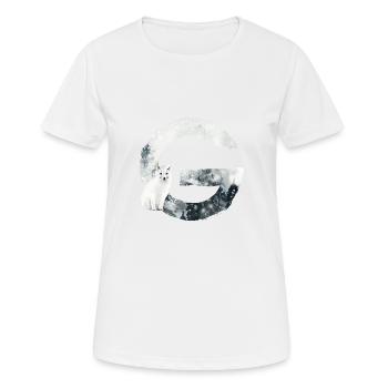 G – decorative character – winter - Women's Breathable T-Shirt - white - Front - AI Model Female 172 dark (172cm)