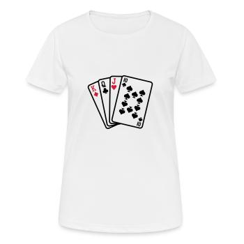 Skat - T-shirt respirant Femme - blanc - Devant - AI Model Female 172 dark (172cm)