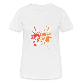 Kunst machen Sketcher oder Cartoonist Gift - Frauen T-Shirt atmungsaktiv - Weiß - Vorne - AI Model Female 172 dark (172cm)