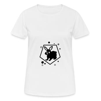 Rabbit - Rabbit Nature Easter - Women's Breathable T-Shirt - white - Front - AI Model Female 172 dark (172cm)