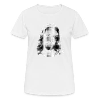 jesus - Frauen T-Shirt atmungsaktiv - Weiß - Vorne - AI Model Female 172 dark (172cm)