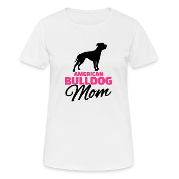 Bulldogge - Frauen T-Shirt atmungsaktiv - Weiß - Vorne - AI Model Female 172 dark (172cm)