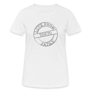 Tokyo - T-shirt respirant Femme - blanc - Devant - AI Model Female 172 dark (172cm)