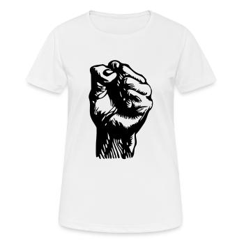 Révolution - T-shirt respirant Femme - blanc - Devant - AI Model Female 172 dark (172cm)