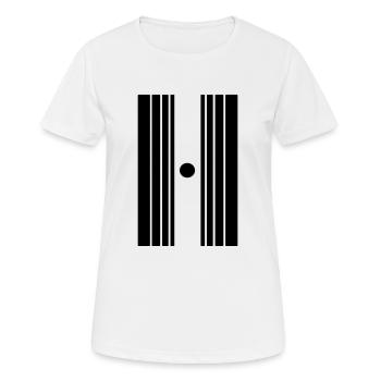 doppler effect - Women's Breathable T-Shirt - white - Front - AI Model Female 172 dark (172cm)