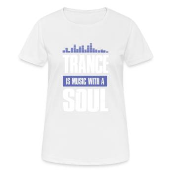 Trance Soul - Women's Breathable T-Shirt - white - Front - AI Model Female 172 dark (172cm)
