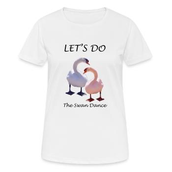 Swan - Women's Breathable T-Shirt - white - Front - AI Model Female 172 dark (172cm)