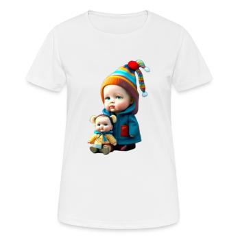 Dolls - Women's Breathable T-Shirt - white - Front - AI Model Female 172 dark (172cm)