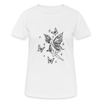 Elfe - T-shirt respirant Femme - blanc - Devant - AI Model Female 172 dark (172cm)