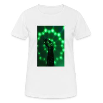 Metal-Head - Frauen T-Shirt atmungsaktiv - Weiß - Vorne - AI Model Female 172 dark (172cm)