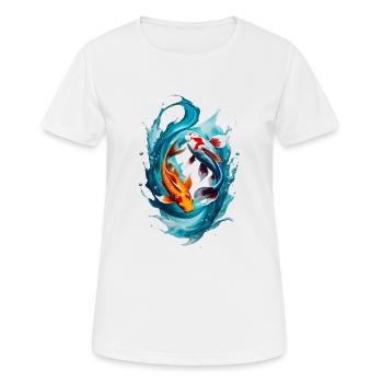 Pisces - Women's Breathable T-Shirt - white - Front - AI Model Female 172 dark (172cm)