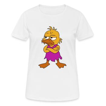 Nun, das ist richtig - Frauen T-Shirt atmungsaktiv - Weiß - Vorne - AI Model Female 172 dark (172cm)