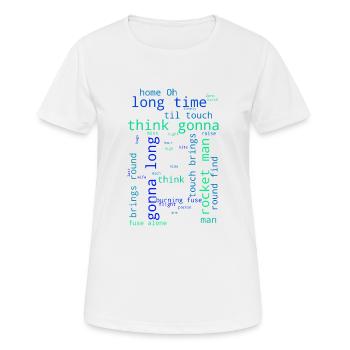 Rocket Man - Frauen T-Shirt atmungsaktiv - Weiß - Vorne - AI Model Female 172 dark (172cm)