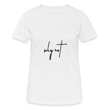 Pourquoi pas - T-shirt respirant Femme - blanc - Devant - AI Model Female 172 dark (172cm)