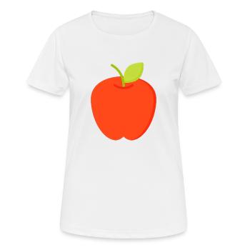Pomme - T-shirt respirant Femme - blanc - Devant - AI Model Female 172 dark (172cm)