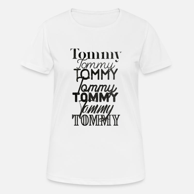 Tommy - Women's Breathable T-Shirt - white
