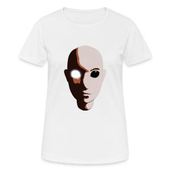 Dunkle und helle Charakterverwandlung - Frauen T-Shirt atmungsaktiv - Weiß - Vorne - AI Model Female 172 dark (172cm)