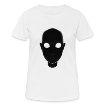 Mystische Charakterkopf-Silhouette - Frauen T-Shirt atmungsaktiv - Weiß - Vorne - AI Model Female 172 dark (172cm)