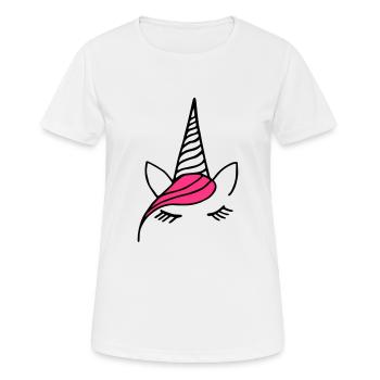 Unicorn Unicorn - Women's Breathable T-Shirt - white - Front - AI Model Female 172 dark (172cm)