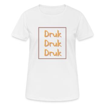 Print, Dialect T-shirts - Women's Breathable T-Shirt - white - Front - AI Model Female 172 dark (172cm)