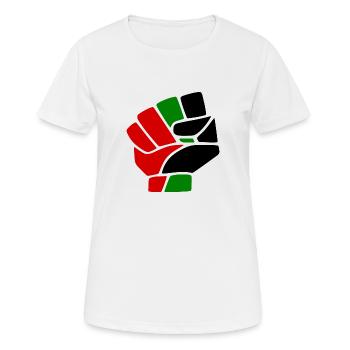 Palestina - Frauen T-Shirt atmungsaktiv - Weiß - Vorne - AI Model Female 172 dark (172cm)