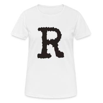 R - Women's Breathable T-Shirt - white - Front - AI Model Female 172 dark (172cm)