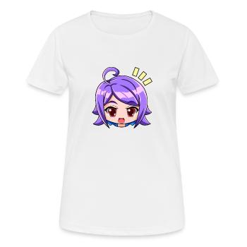 girl expressions - Women's Breathable T-Shirt - white - Front - AI Model Female 172 dark (172cm)