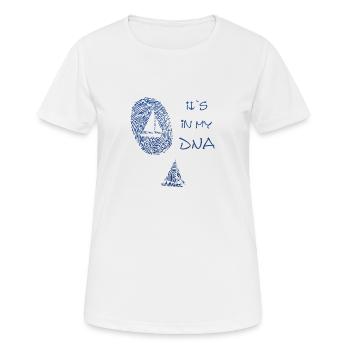 Segeln Skipper - Frauen T-Shirt atmungsaktiv - Weiß - Vorne - AI Model Female 172 dark (172cm)