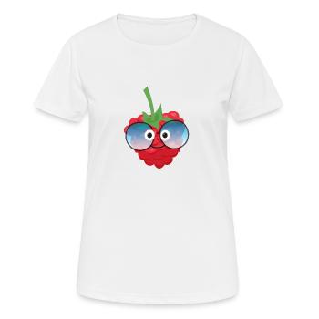 Wild Berry,Raspberry,Berry,Comic - Women's Breathable T-Shirt - white - Front - AI Model Female 172 dark (172cm)