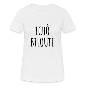 Ch'ti / Nord / Chti / Ch'ti mi / Nordiste - Frauen T-Shirt atmungsaktiv - Weiß - Vorne - AI Model Female 172 dark (172cm)