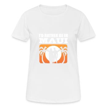 Soyez à Maui Vacationers Poison - T-shirt respirant Femme - blanc - Devant - AI Model Female 172 dark (172cm)