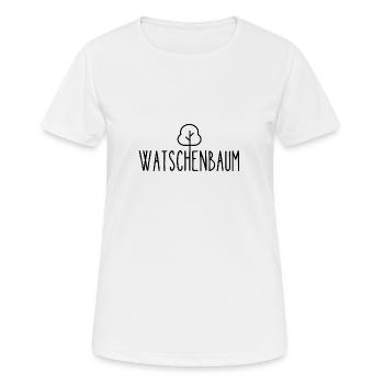 Watschenbaum - Schimpfen auf Wienerisch | T-Shirt - Frauen T-Shirt atmungsaktiv - Weiß - Vorne - AI Model Female 172 dark (172cm)