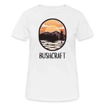Survie en bushcraft - T-shirt respirant Femme - blanc - Devant - AI Model Female 172 dark (172cm)