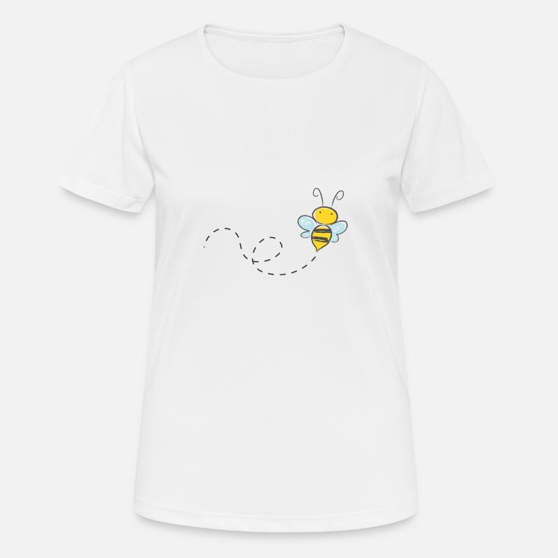 bee - Women's Breathable T-Shirt - white