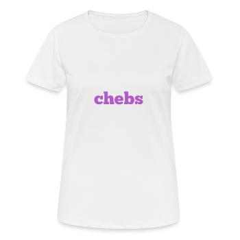 Chebs Slang Design - Women's Breathable T-Shirt - white - Front - AI Model Female 172 dark (172cm)
