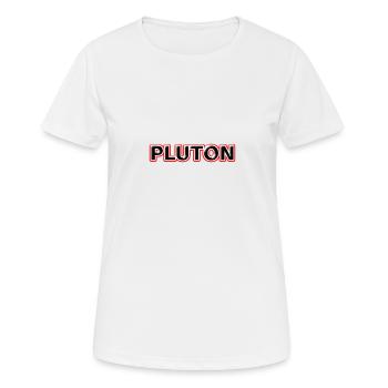 PLUTON - T-shirt respirant Femme - blanc - Devant - AI Model Female 172 dark (172cm)