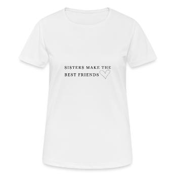 Sister - Women's Breathable T-Shirt - white - Front - AI Model Female 172 dark (172cm)