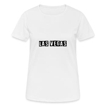 Las Vegas - Women's Breathable T-Shirt - white - Front - AI Model Female 172 dark (172cm)