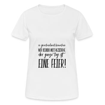 Funny Greek Saying Greece Gift - Women's Breathable T-Shirt - white - Front - AI Model Female 172 dark (172cm)