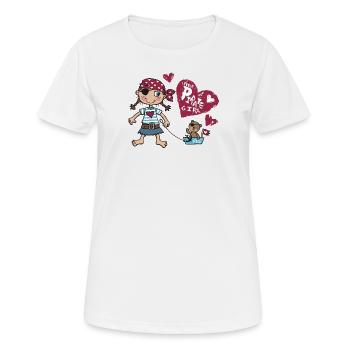 Little Pirate and Captain Bear - Women's Breathable T-Shirt - white - Front - AI Model Female 172 dark (172cm)